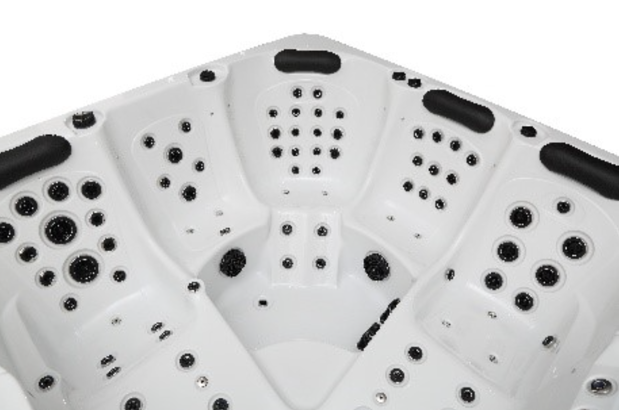 16-Edelstahl-Luftsprudeldüsen 