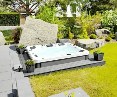 Whirlpool teilversenkt